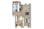 Etagenwohnung Plauen Preißelpöhl - 3 Zimmer, 61 m&sup2;, 279&euro; | Angebot:26885999