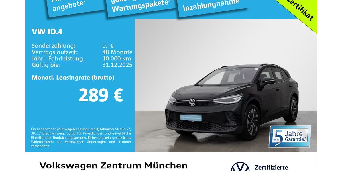 VW ID.4 7.673 km 32.485 € München 80687