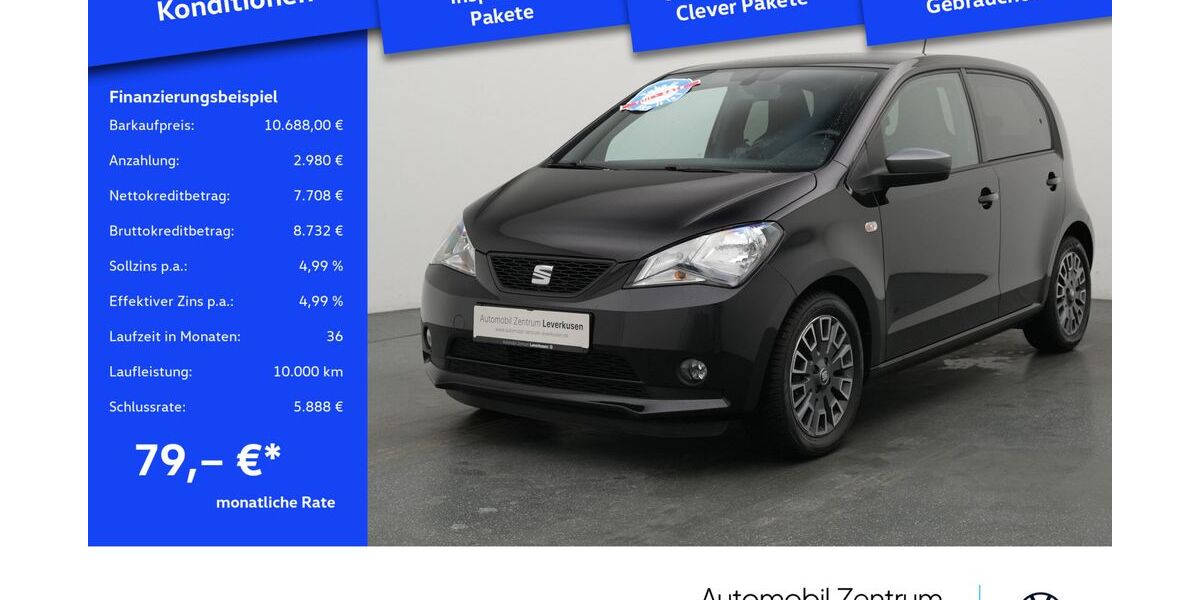 Seat Mii 39.599 km 10.688 &euro; Leverkusen 51379