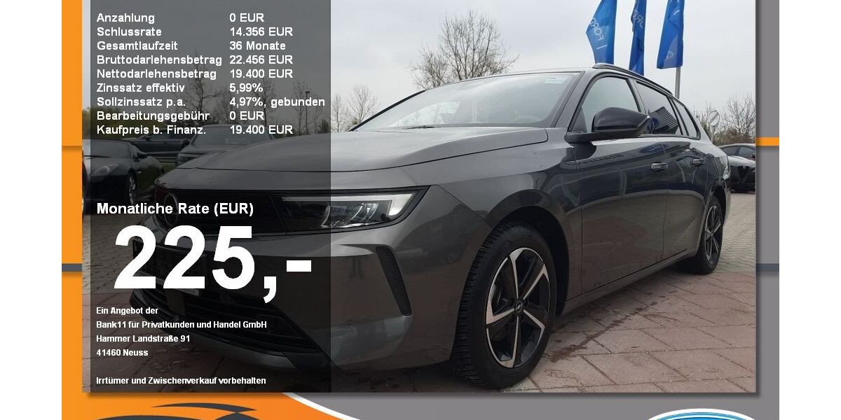 Opel Astra 21.475 km 19.400 &euro; Neustadt / Donau 93333