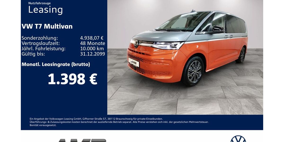 VW T7 Multivan 5.500 km 84.880 &euro; Borna 04552