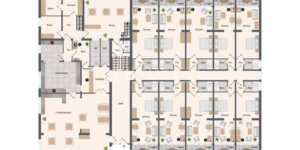 Gewerbeobjekt Wangerland Horumersiel - 2 Zimmer, 1.650.000&euro; | Angebot:23967096
