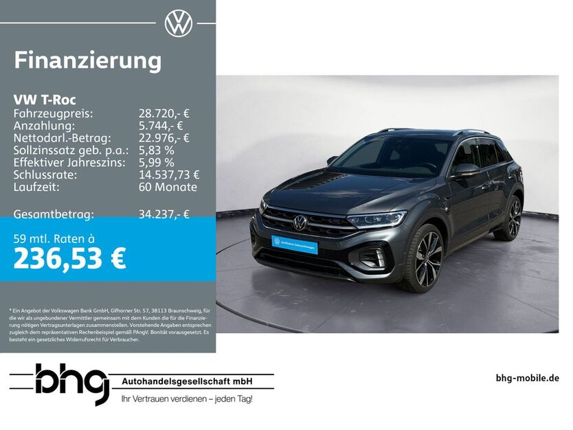 VW T-Roc 34.483 km 28.720 € Albstadt 72458