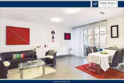 Komfortables Wohnen - altersgerechte 2-Zimmer-Wohnung mit Balkon & Tiefgaragenstellplatz - Erbbau