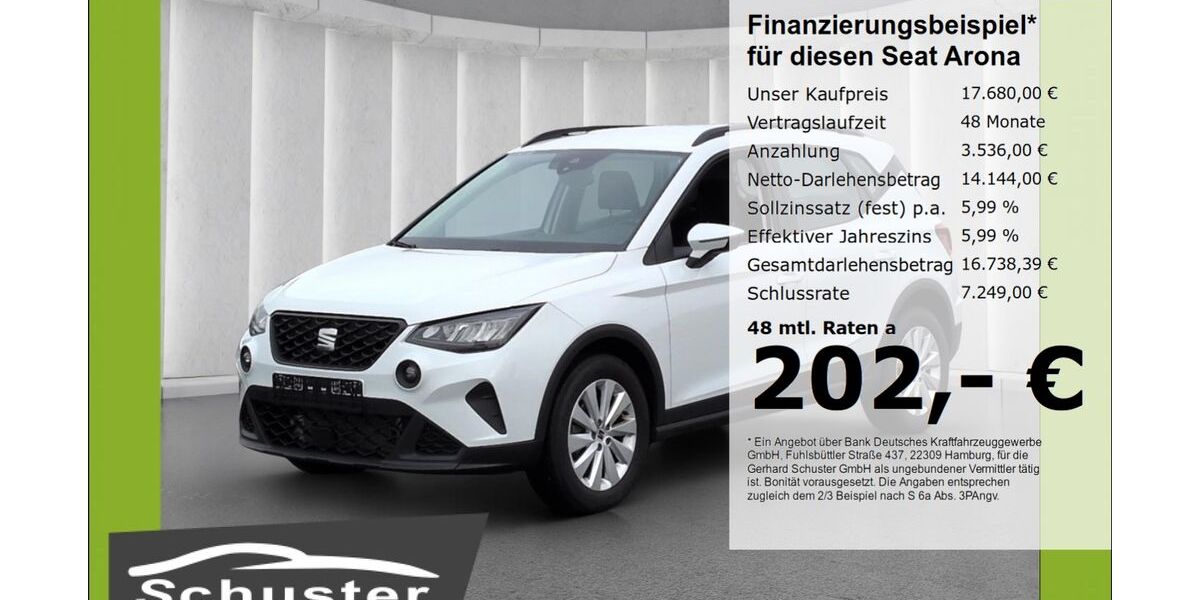 Seat Arona 10.687 km 17.680 &euro; Ruhstorf 94099