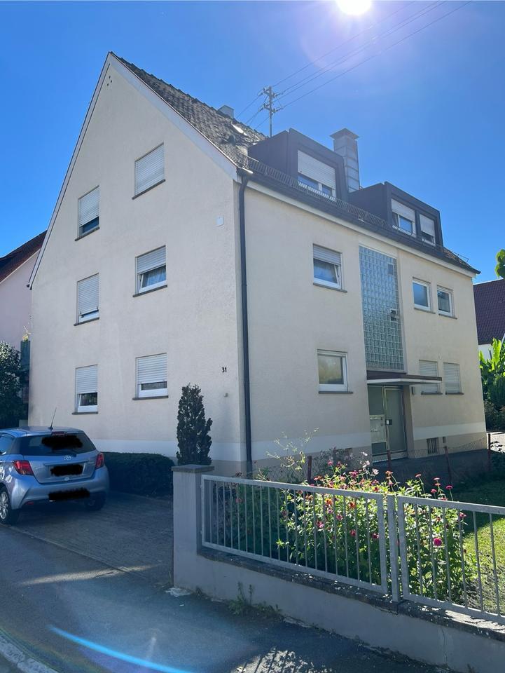Schöne Helle 2-Zimmer-Hochparterre-Whg. mit Balkon und EBK in FN