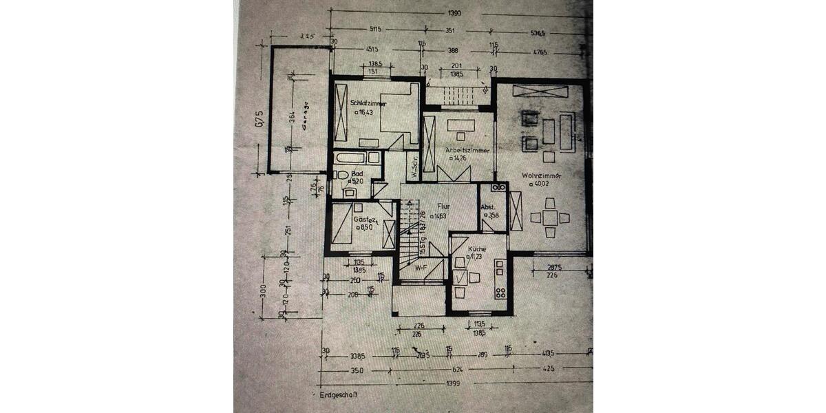 Erdgeschoßwohnung Bremen Vegesack - 4 Zimmer, 114 m&sup2;, 1.100&euro; | Angebot:26279609