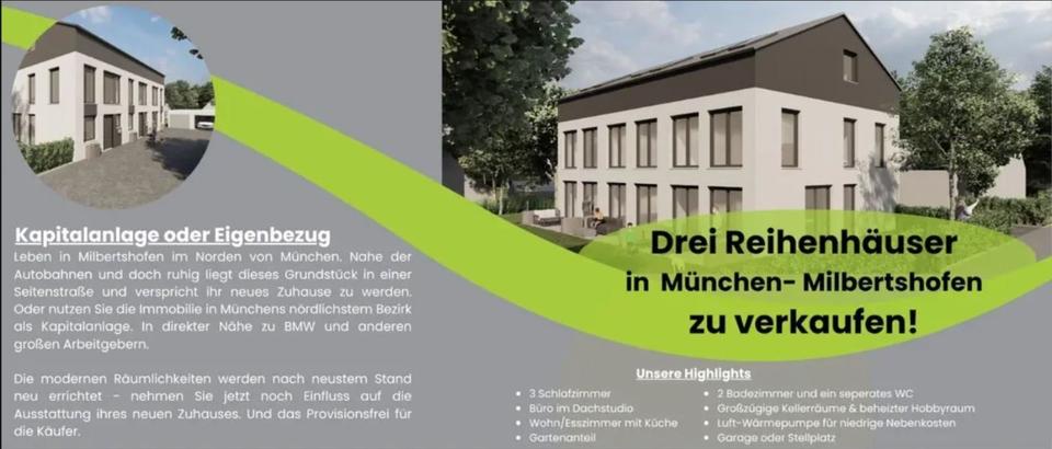 Reihenhaus München Am Hart - 5 Zimmer, 145 m&sup2;, 1.300.000&euro; | Angebot:25632740