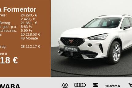 Cupra Formentor 35.609 km 23.380 € Gersthofen 86368