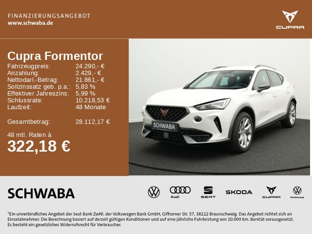 Cupra Formentor 35.609 km 23.380 € Gersthofen 86368