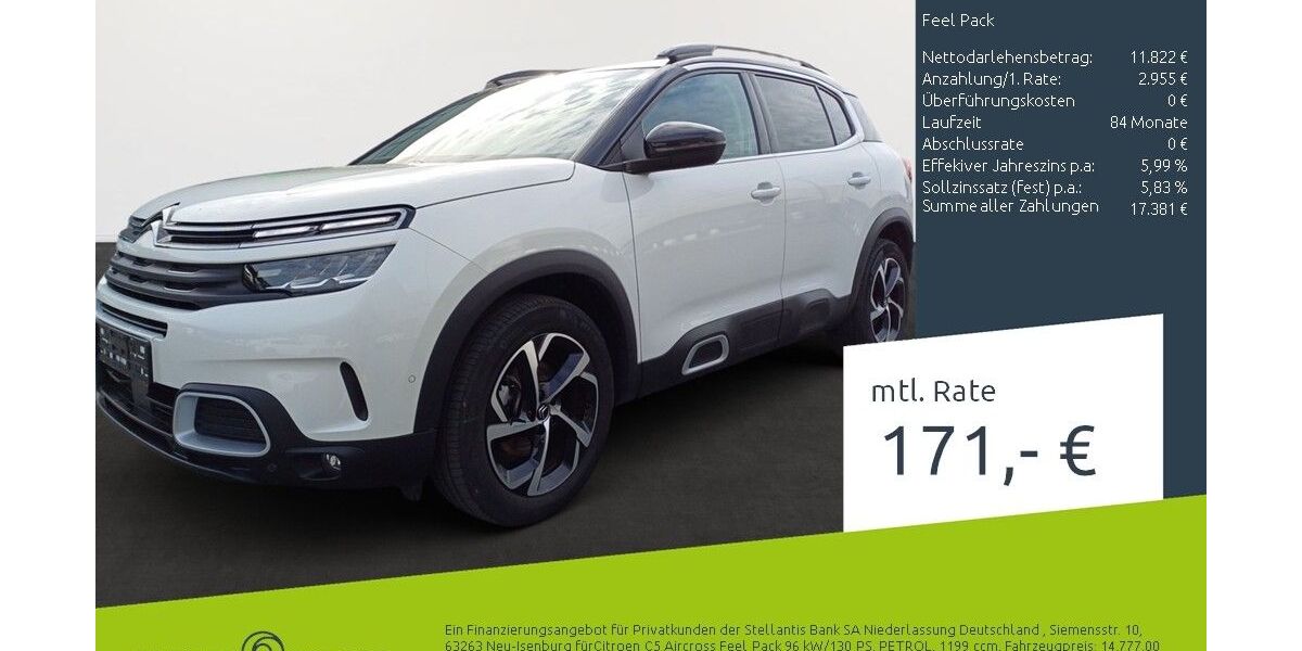 Citroen C5 Aircross 21.297 km 14.699 &euro; Borken 46325