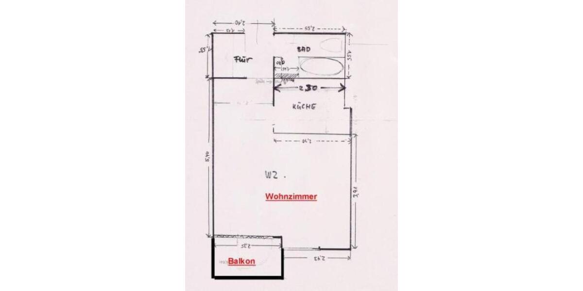 Etagenwohnung Lübeck Sankt Gertrud - 1 Zimmer, 35 m&sup2;, 105.000&euro; | Angebot:25539866