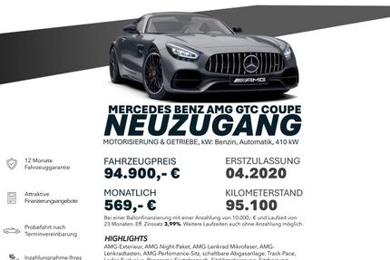 Mercedes-Benz AMG GT C 95.100 km 94.900 € Ebersbach an der Fils 73061