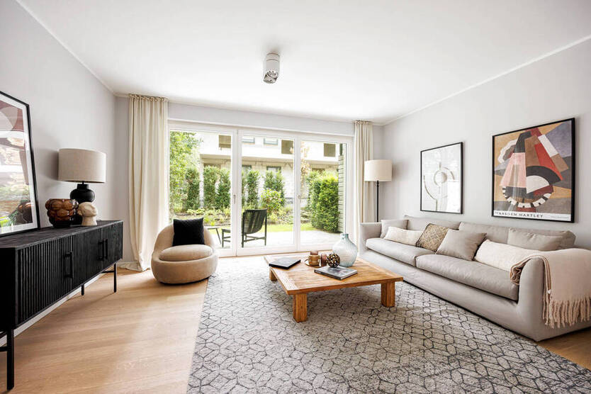Gartenidylle in Winterhude - Traumhafte 4-Zimmer-Erdgeschoßwohnung mit 2 Terrassen