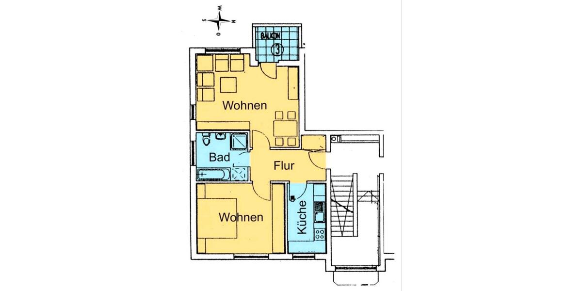 Etagenwohnung Freital - 1 Zimmer, 59 m&sup2;, 210.000&euro; | Angebot:26757983