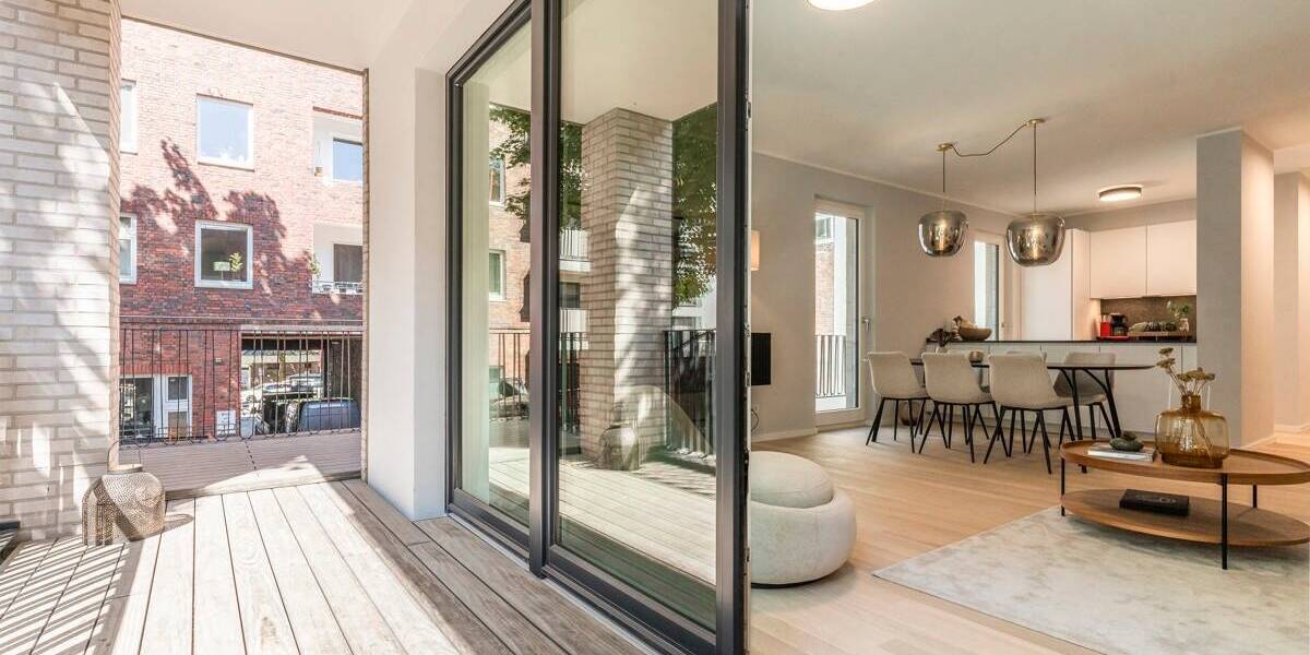 Etagenwohnung Hamburg Winterhude - 2 Zimmer, 55 m&sup2;, 695.000&euro; | Angebot:26014854