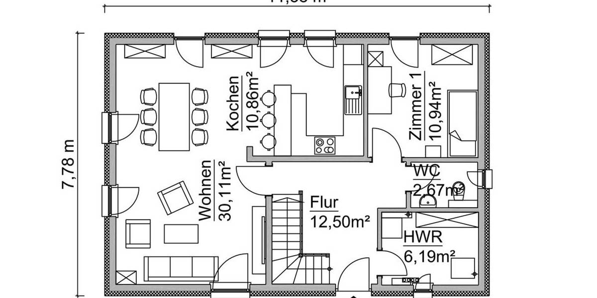 Einfamilienhaus Braunsbedra / Großkayna Großkayna - 5 Zimmer, 142 m&sup2;, 455.950&euro; | Angebot:26291629
