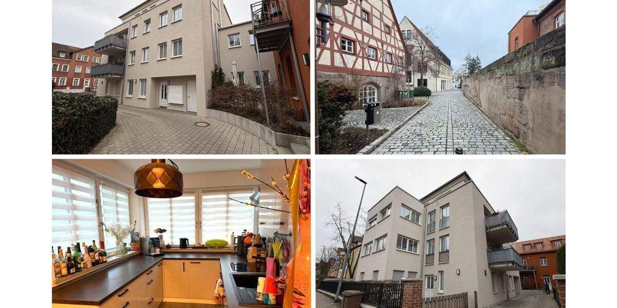 * PREMIUM NEUBAU-Wohnung * lichtdurchflutet - zentral mit BALKON+STELLPLATZ im Herzen von Schwabach 3 zimmer