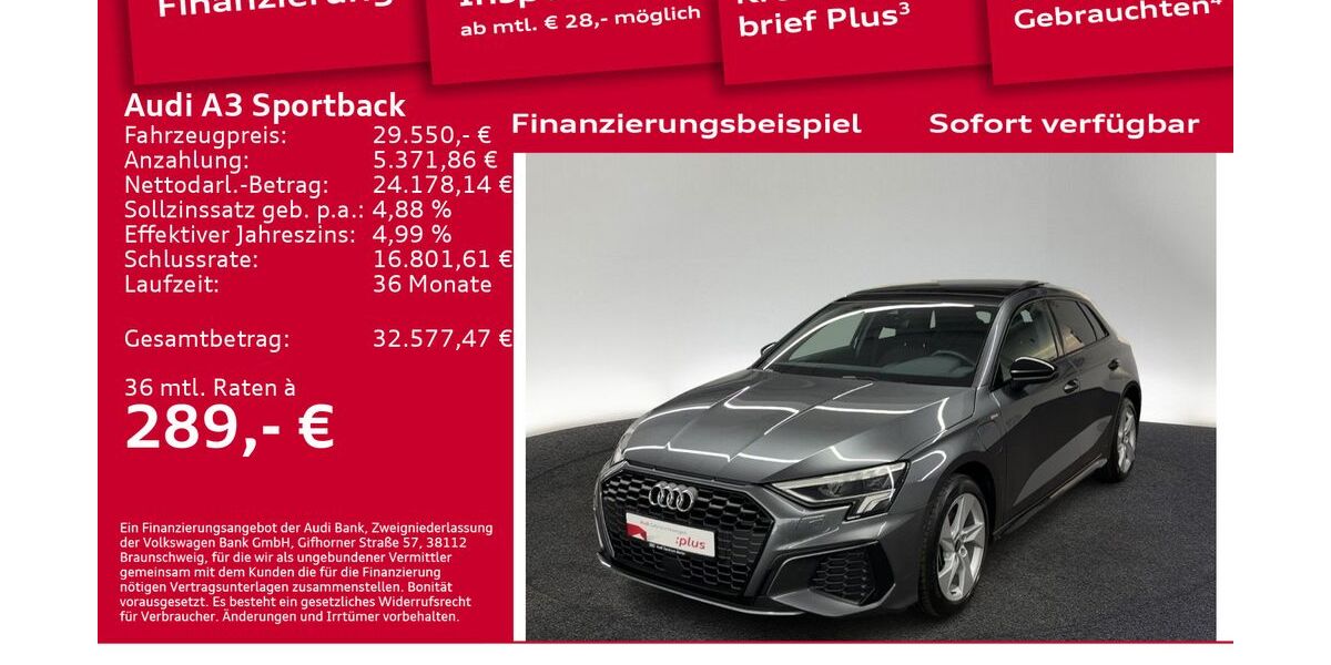 Audi A3 24.300 km 29.550 &euro; Berlin 10587