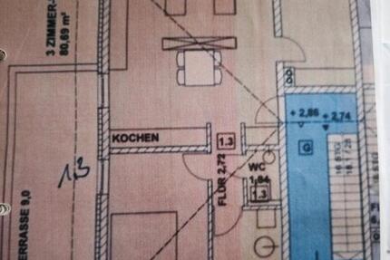 Eigentumswohnung 3 ZKB, 82qm, Balkon, Garage, Keller, ab sofort 3 zimmer