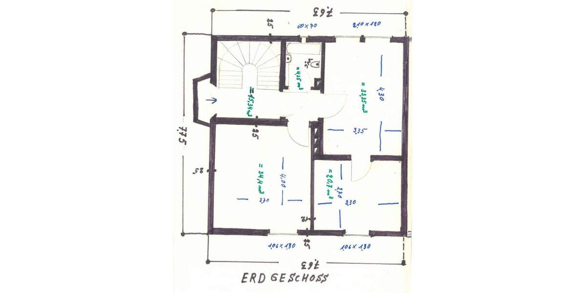 Reihenendhaus Bielefeld Gellershagen - 5 Zimmer, 90 m&sup2;, 269.500&euro; | Angebot:25703967