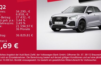 Audi Q2 6.400 km 33.880 &euro; Gersthofen 86368