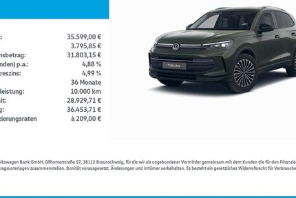 VW Tiguan 17.457 km 35.599 &euro; Leinefelde-Worbis/DE 37327
