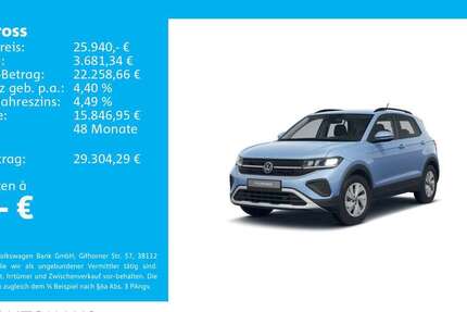 VW T-Cross 24.095 km 25.940 &euro; Melle 49324