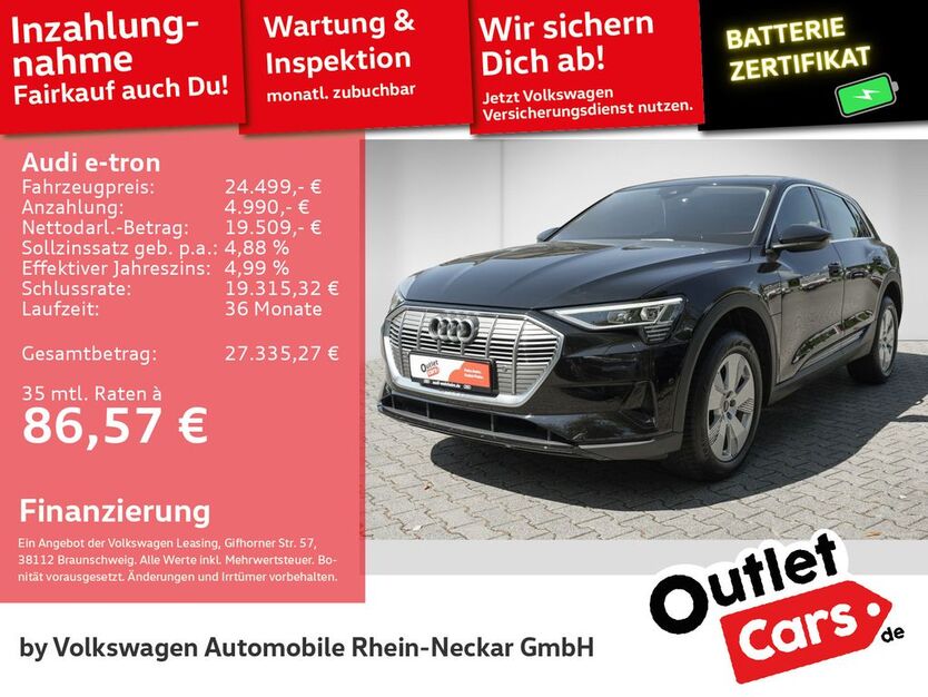 Audi e-tron 81.703 km 23.799 € Weinheim 69469