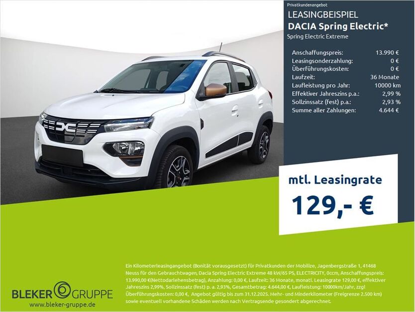 Dacia Spring 12.915 km 13.990 € Borken 46325