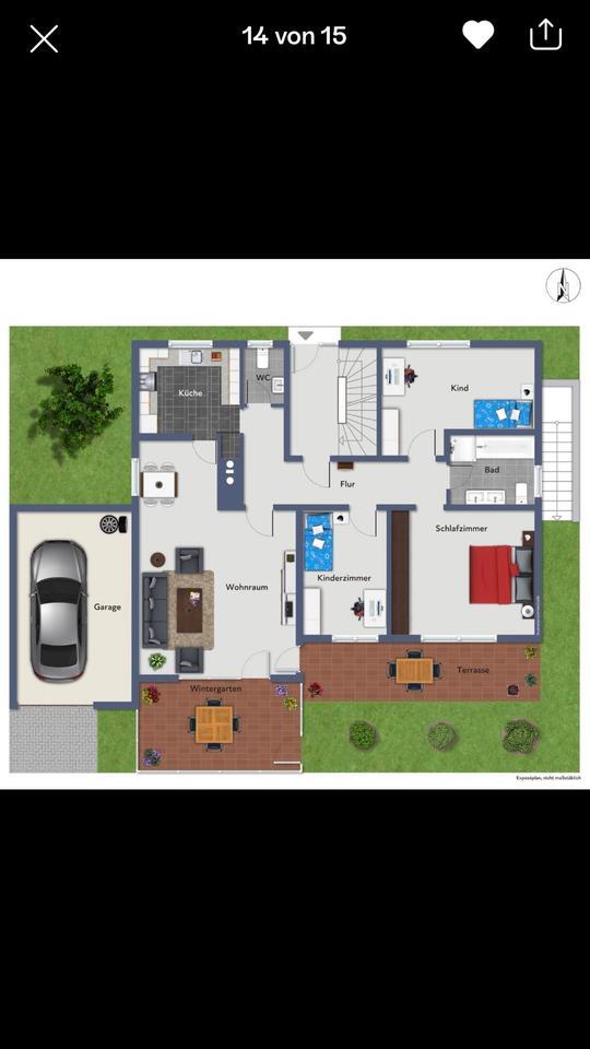 Freistehende Haus zum vermieten zimmer