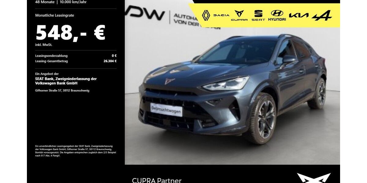 Cupra Formentor 19.300 km 32.380 &euro; Mosbach 74821