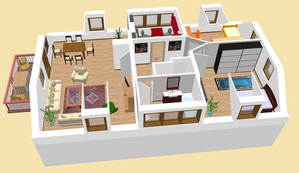 Dachgeschoßwohnung Muldestausee - 3 Zimmer, 90 m&sup2;, 630&euro; | Angebot:26535291