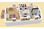Dachgeschoßwohnung Muldestausee - 3 Zimmer, 90 m&sup2;, 630&euro; | Angebot:26535291