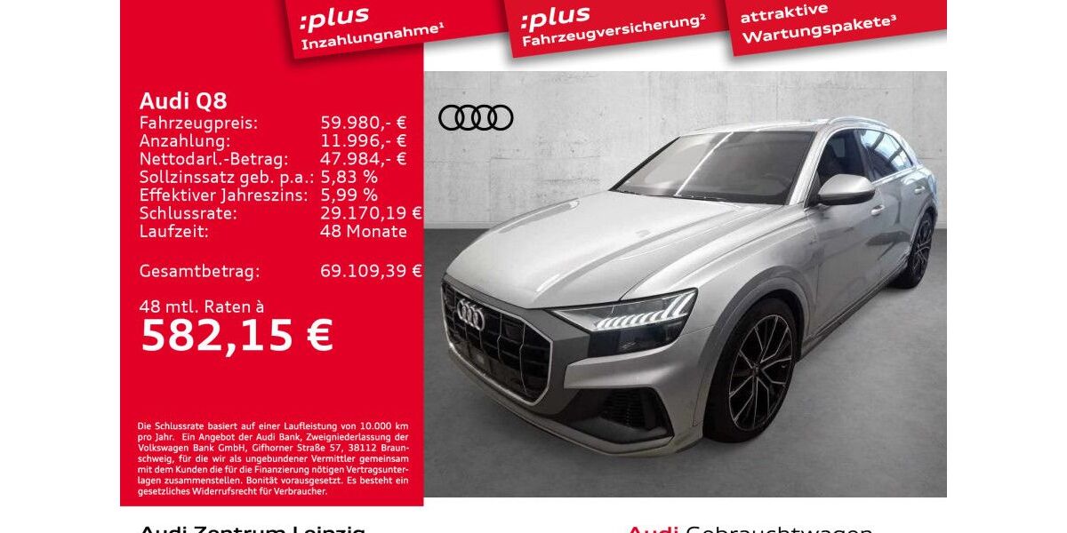 Audi Q8 81.120 km 59.980 € Leipzig 04129