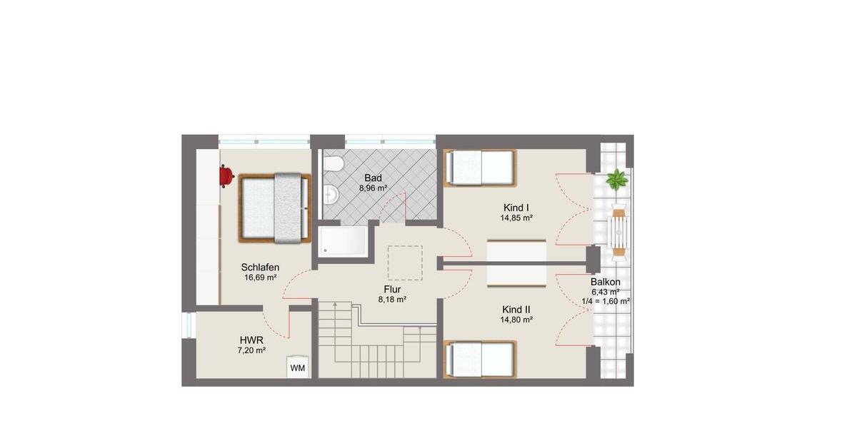 Doppelhaushälfte Aystetten - 5 Zimmer, 155 m&sup2;, 2.844&euro; | Angebot:23570199