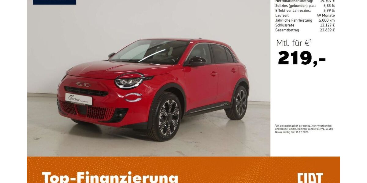 Fiat 600 15.481 km 19.880 &euro; Pilsach 92367