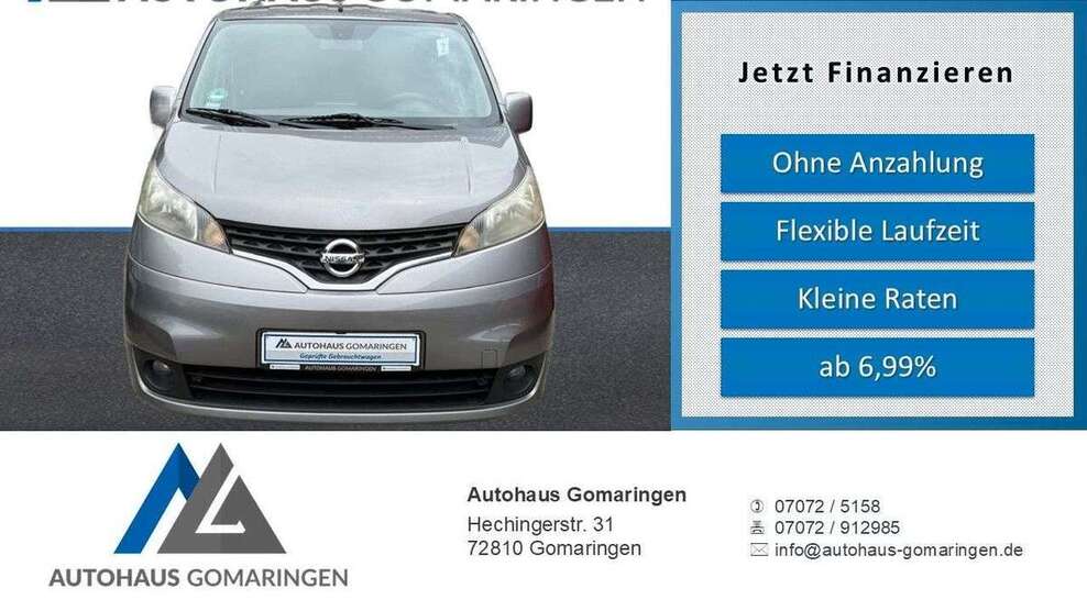 Nissan NV200 84.000 km 14.999 € Gomaringen 72810