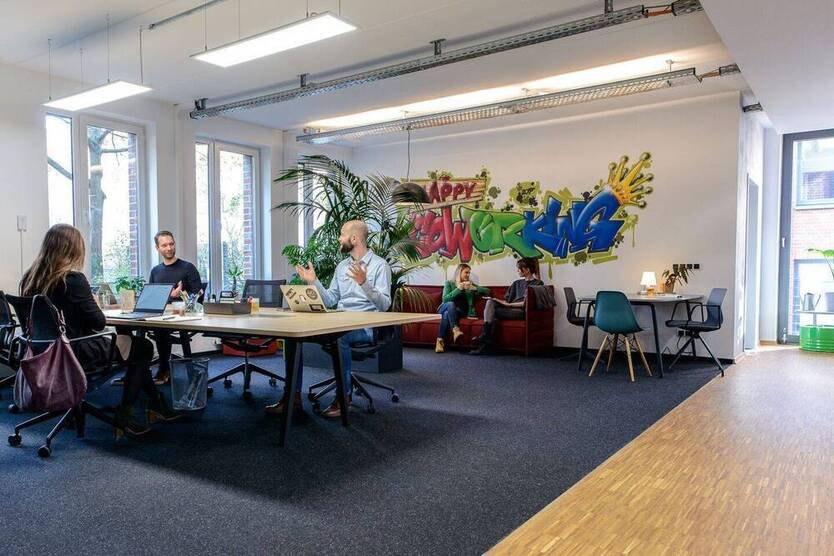 Ausgestatteter Büroraum in Dortmund - All-in-Miete