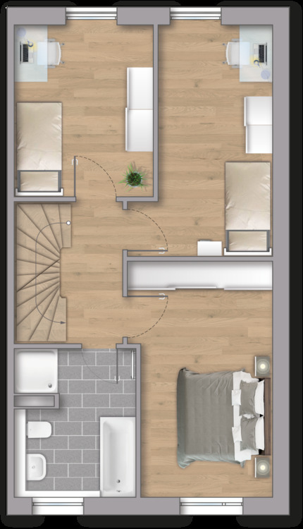 Moderne Doppelhaushälfte mit Platz für die ganze Familie 5 zimmer