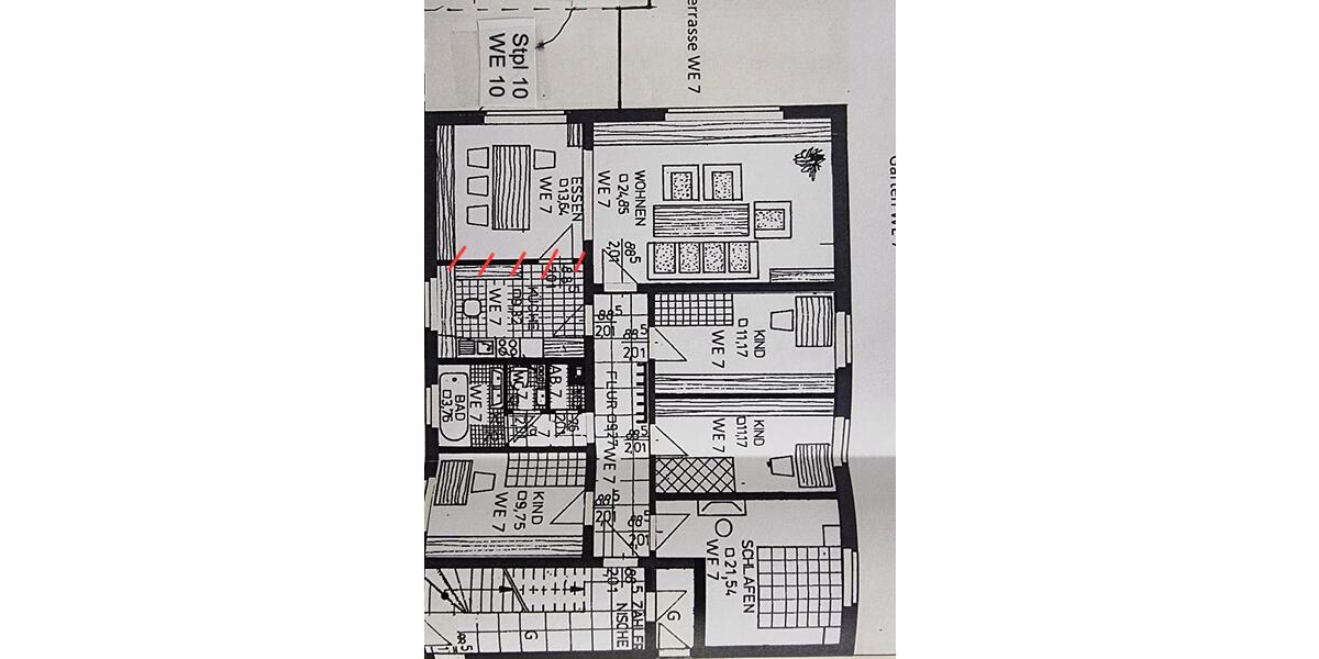 Erdgeschoßwohnung Altenberge - 5 Zimmer, 118 m&sup2;, 1.300&euro; | Angebot:25057400