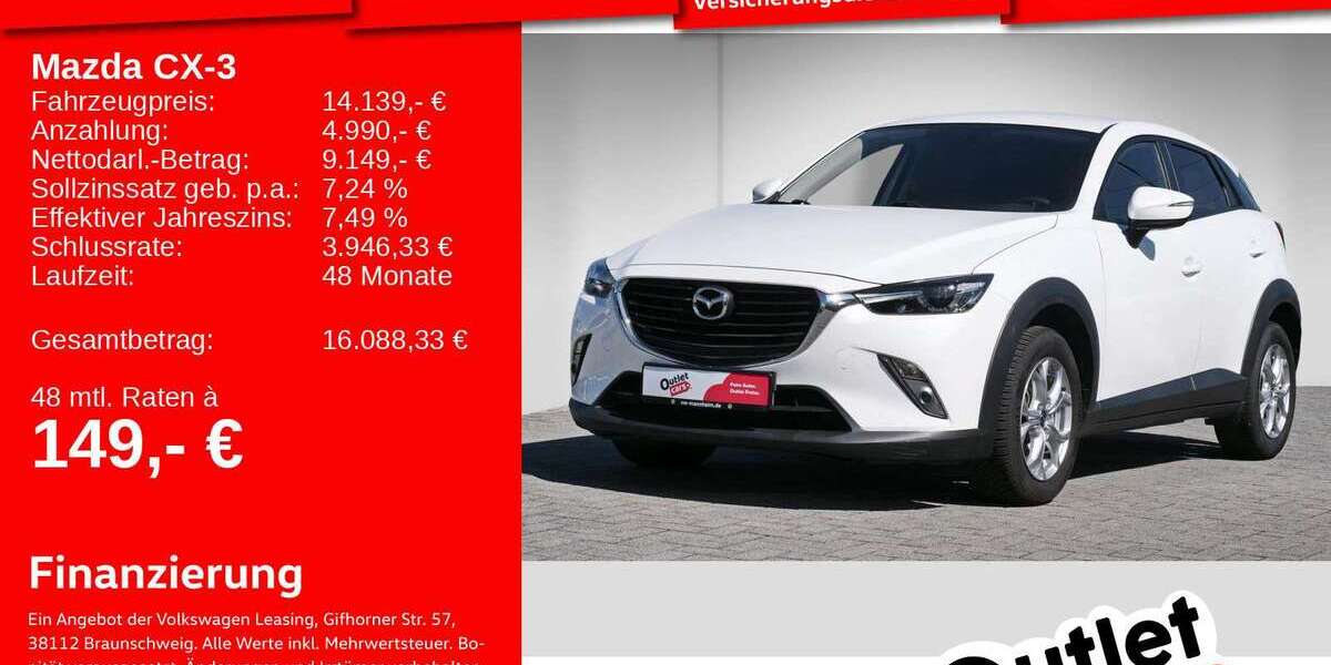 Mazda CX-3 54.347 km 13.997 &euro; Mannheim 68309
