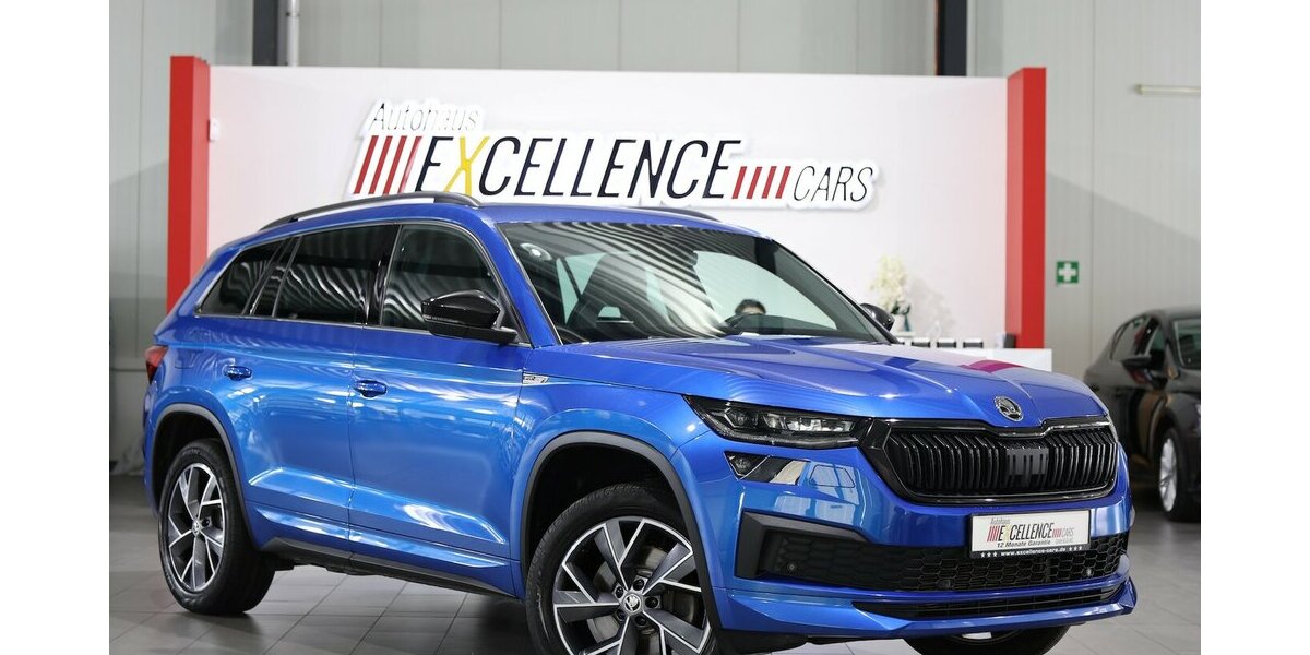 Skoda Kodiaq 2.0 TDI DSG 4x4 SPORTLINE RACE-BLUE+BLACK 124.000 km 30.991 &euro; Hamm 59077