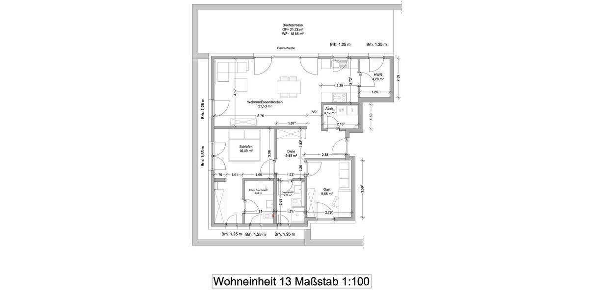Einfamilienhaus Hillesheim - 3 Zimmer, 101 m&sup2;, 1.080&euro; | Angebot:26179653
