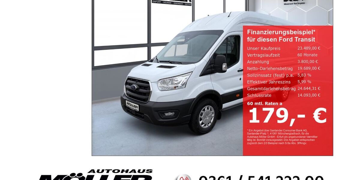 Ford Transit 49.999 km 23.489 € Erfurt 99087