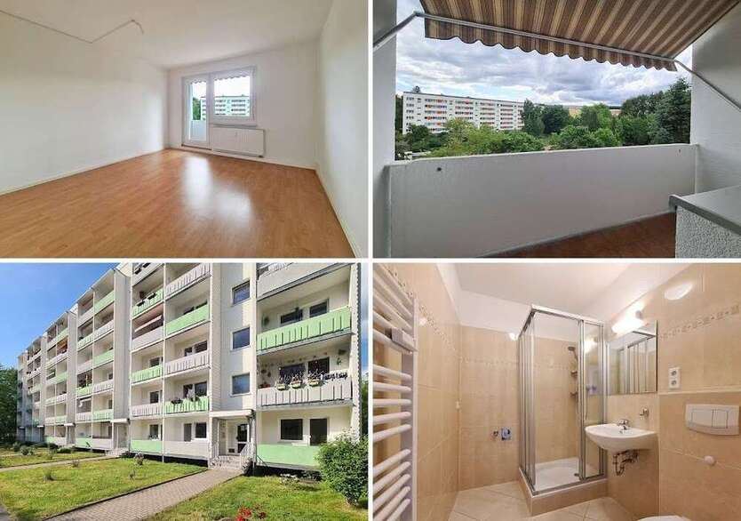 Wohnung zum Mieten in Flöha 288 € 56.46 m²