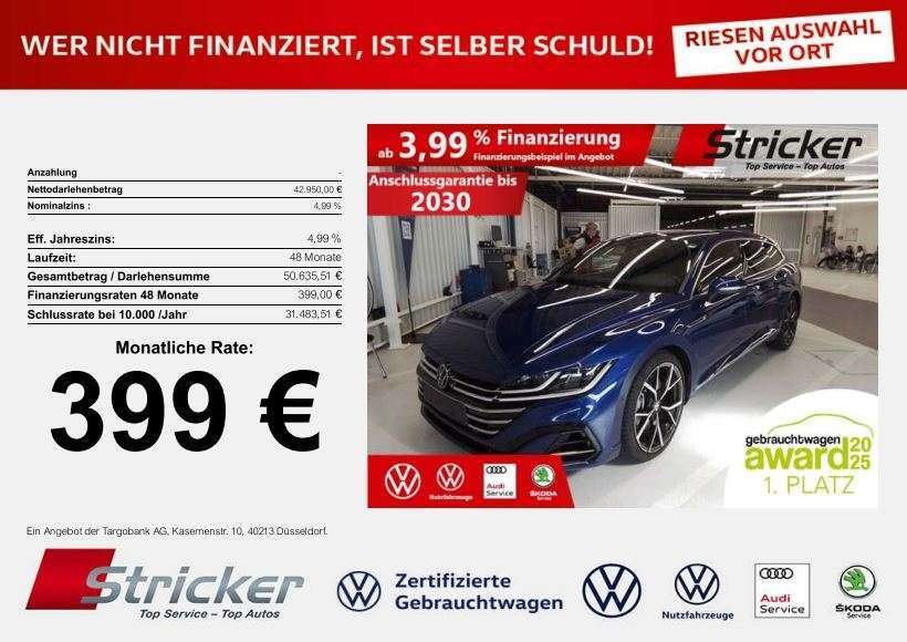 VW Arteon 15.072 km 42.949 € Horn-Bad Meinberg 32805