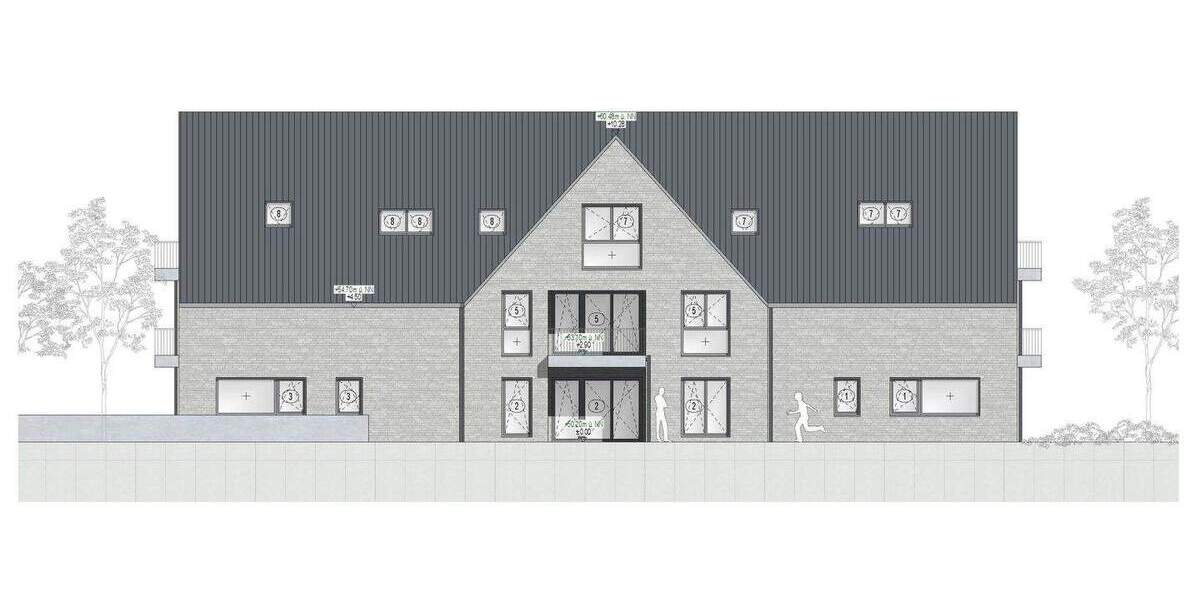 Terrassenwohnung Borken - 3 Zimmer, 84 m&sup2;, 351.200&euro; | Angebot:24221378