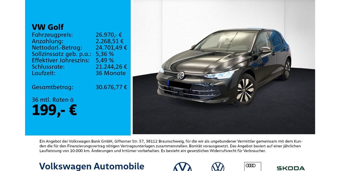 VW Golf 11.500 km 26.970 &euro; Leipzig 04277