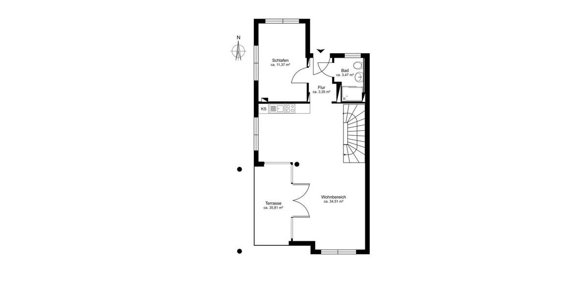 Etagenwohnung Murnau am Staffelsee Murnau - 3 Zimmer, 114 m&sup2;, 975.000&euro; | Angebot:26358841